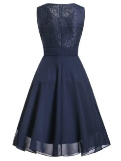 1950s Solid Lace Sleeveless Swing Dress -Retro Pulse Shop NB3 976e1a1e 182a 47db 8893 1d120cd24ab9