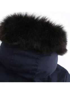 1950s Solid Zipper Fur Trimmed Coat -Retro Pulse Shop NB7