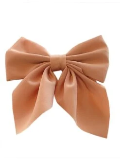 Retro All-match Solid Bow Hairpin -Retro Pulse Shop O