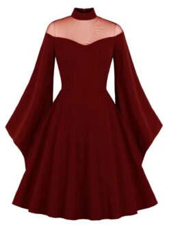 1950s Angel Sleeve Solid Swing Dress 12 1950s Angel Sleeve Solid Swing Dress -Retro Pulse Shop O1CN01ArkpQL1ktspzNshSB 1941304742 0 cib