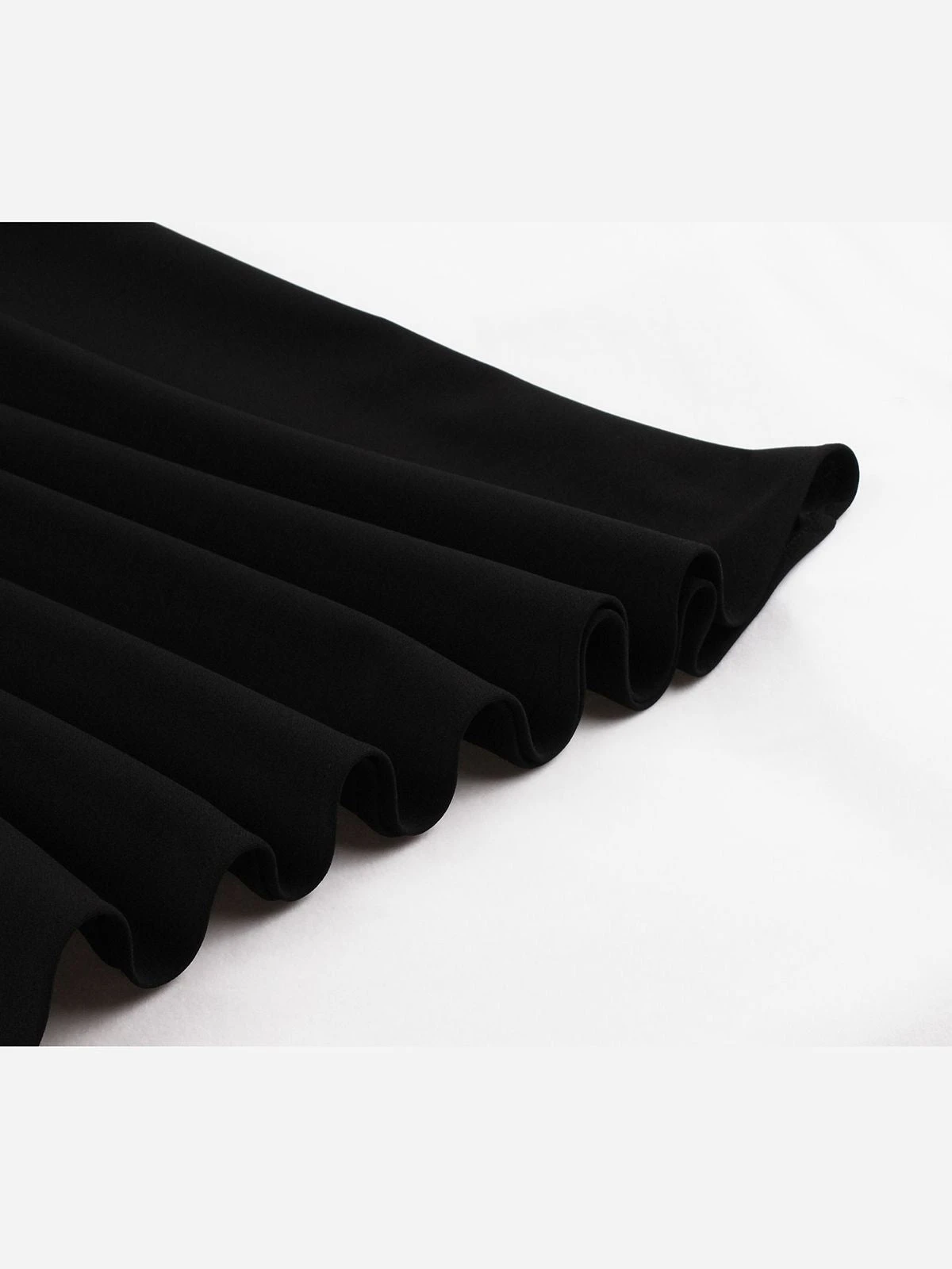 1950s Angel Sleeve Solid Swing Dress 8 1950s Angel Sleeve Solid Swing Dress - Image 6