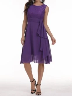 1950s Solid Lace Sleeveless Swing Dress -Retro Pulse Shop PU 5 d2d93c8b bda3 465d bf97 98d88fe0a875