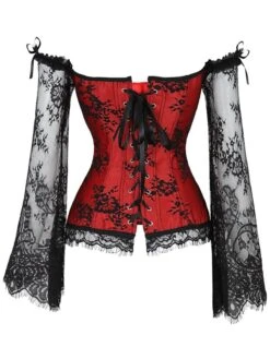 Halloween Steampunk Lace Patchwork Corset -Retro Pulse Shop R3 2187b2c3 65e9 4667 9e7b 9706274215e1