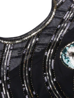 [Clearance] Black 1920s Sequin Flapper Dress - US Only -Retro Pulse Shop SCH000300 DG 4 76c17e91 eeaa 44d2 a4af 872c26b82d78