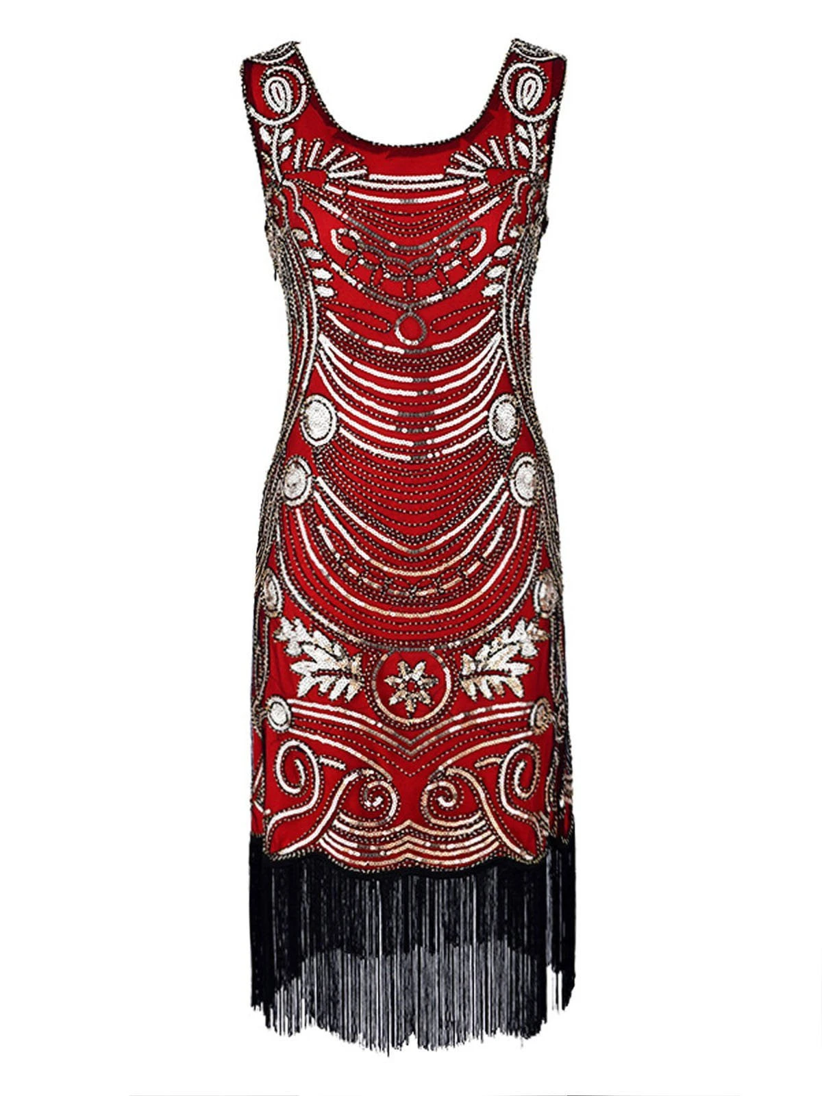 1920s Flapper Sequin Gatsby Dress 3 1920s Flapper Sequin Gatsby Dress