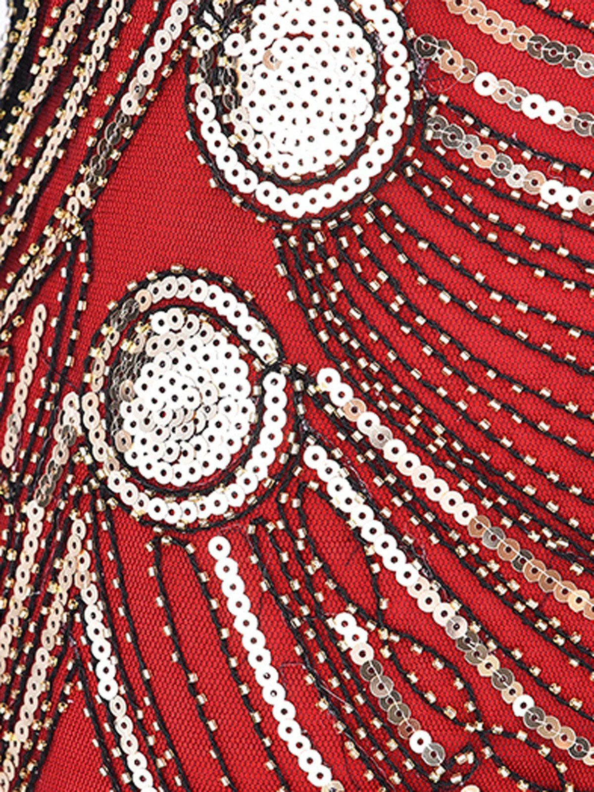 1920s Flapper Sequin Gatsby Dress 4 1920s Flapper Sequin Gatsby Dress - Image 2