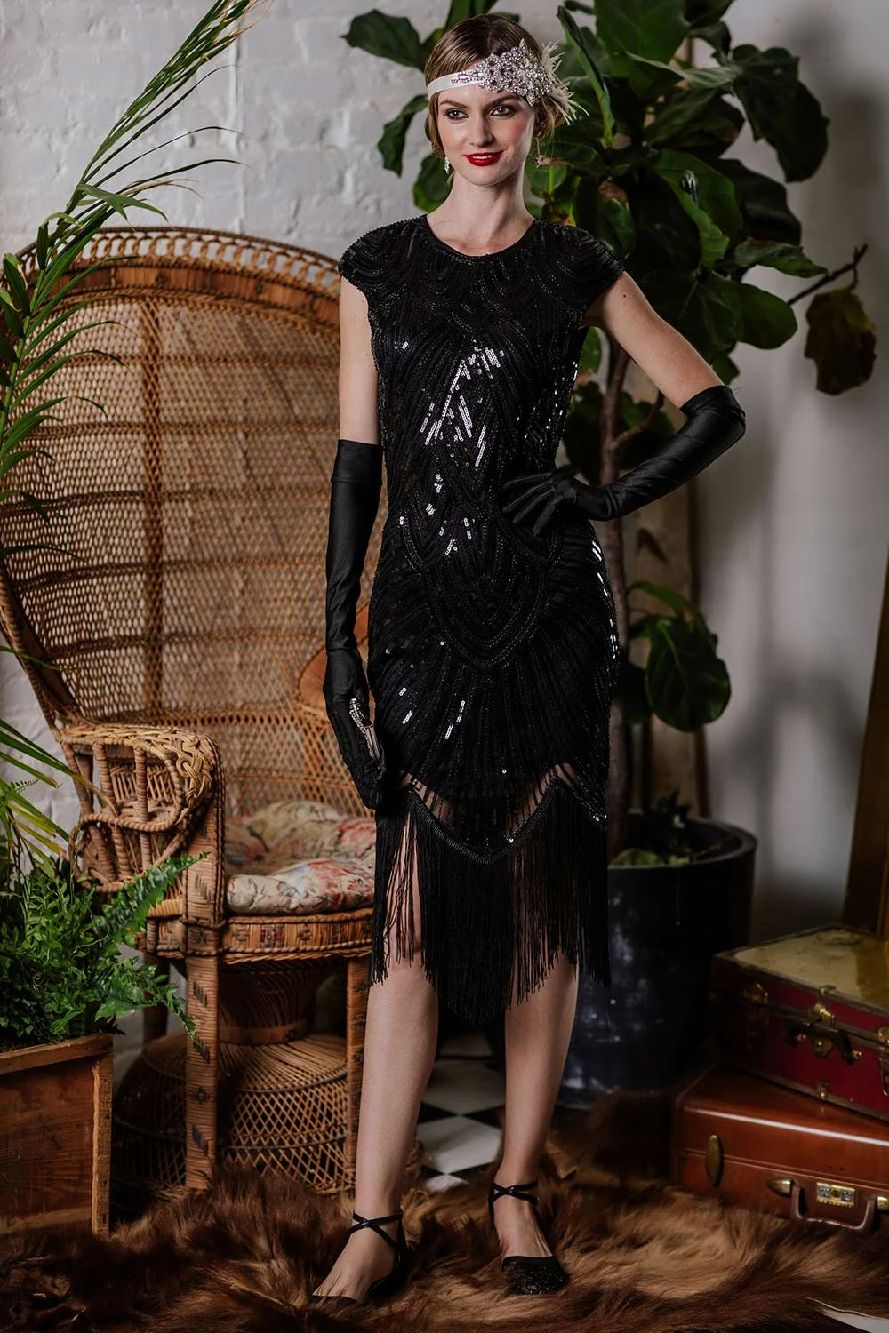 1920s Fringe Flapper Dress 14 1920s Fringe Flapper Dress - Image 12
