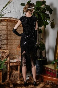 1920s Sequin Beaded Fringed Dress 25 1920s Sequin Beaded Fringed Dress -Retro Pulse Shop SCH000323 B 3 c6e3face b3de 4ef2 b3cb 466fc79c2845