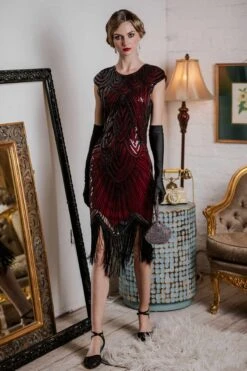 1920s Sequin Beaded Fringed Dress 37 1920s Sequin Beaded Fringed Dress -Retro Pulse Shop SCH000323 R 1 f8b03378 2852 4ae5 85c4 385912453c09
