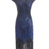 Blue 1920s Sequin Beaded Fringed Dress -Retro Pulse Shop SCH000323 SB 1 2788aa4a 3897 415e b65d 2471e400958e