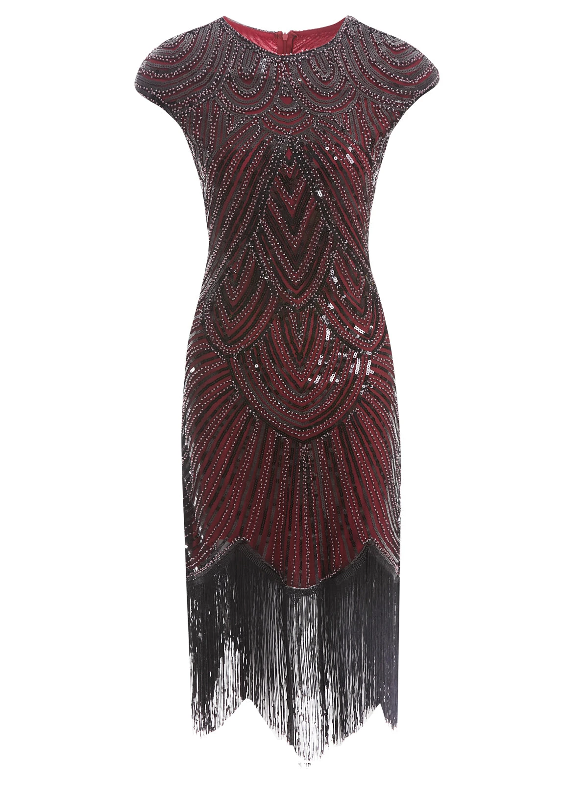 1920s Fringe Flapper Dress 3 1920s Fringe Flapper Dress