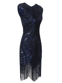 [US Warehouse] Blue 1920s Tassel Gatsby Flapper Dress -Retro Pulse Shop SCH000344 BL 2 50db6cef 0983 4943 b3ed 2bd84f67e43e