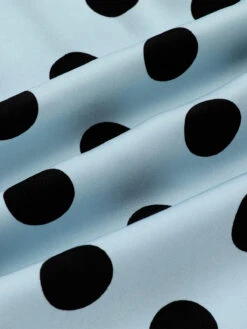 Blue 1960s Polks Dots Pencil Dress -Retro Pulse Shop SCH000622 BL 7