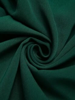 Green 1930s Solid V-Neck Jumpsuit -Retro Pulse Shop SCH000785 6