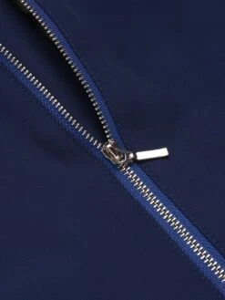 Navy Blue 1950s Solid Sailor Collar Blouse -Retro Pulse Shop SCH000793 5