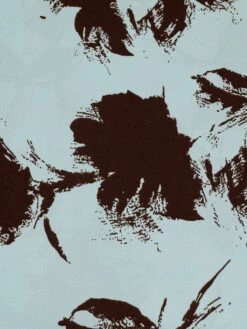 1940s Blue Floral Dress With Bow Belt -Retro Pulse Shop SCH000869 6