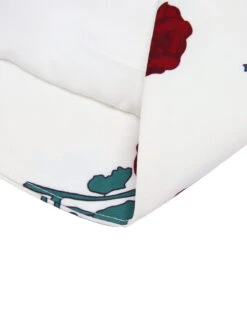 White 1950s Roses Vintage Sleeveless Top -Retro Pulse Shop SCH000905 4