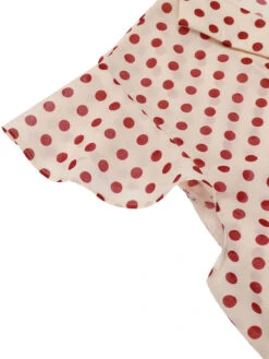 1950s Red Polka Dot Fly Sleeve Blouse -Retro Pulse Shop SCH001018 6
