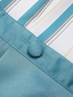 Blue 1950s Stripes Patchwork Pocketed Dress -Retro Pulse Shop SCH001112 5