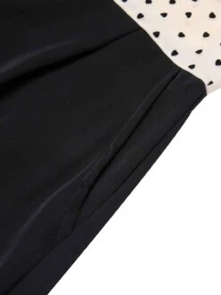 Beige 1950s 3D Heart Halter Patchwork Romper -Retro Pulse Shop SCHL000122 4 compressed