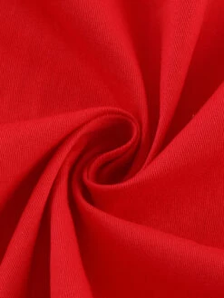 Red 1950s Lace Strap Swing Dress -Retro Pulse Shop SCHL000670 R 7