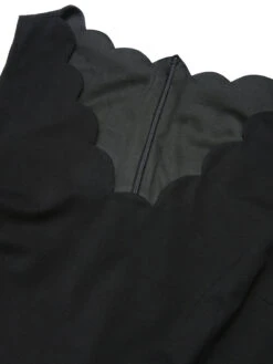 Black & Orange 1950s Halloween Bat Sleeveless Dress 13 Black & Orange 1950s Halloween Bat Sleeveless Dress -Retro Pulse Shop SCHL000789 4