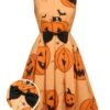 Orange 1950s Halloween Sleeveless Beading Dress -Retro Pulse Shop SCHL000850 01 compressed