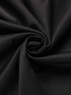 Black 1950s Solid Elastic Waist Pleated Skirt -Retro Pulse Shop SCHL002413 5 compressed