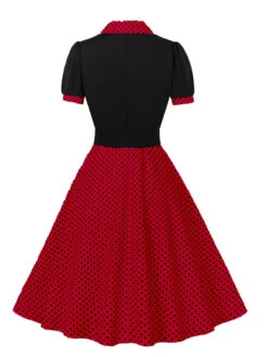 [Plus Size] 1950s Color Block Polka Dots Lapel Dress -Retro Pulse Shop SCHL002503 R 2 8d33eedc 45e5 42eb af7c 6506d11056c2