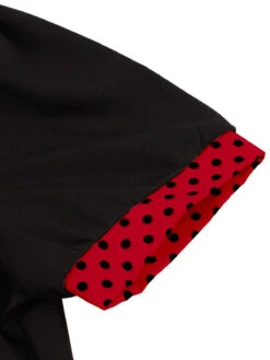 [Plus Size] 1950s Color Block Polka Dots Lapel Dress -Retro Pulse Shop SCHL002503 R 5 eb85cac4 3e0f 454c a6c3 2c5af48cd819