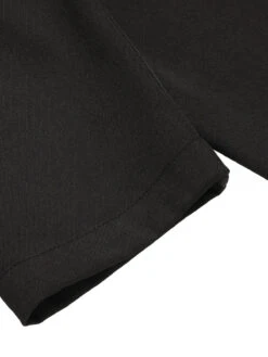 Black 1960s Solid Boat Neck Wrap Dress -Retro Pulse Shop SCHL002508 5