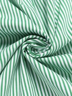 Mint Green 1950s Striped V-Neck Dress -Retro Pulse Shop SCHL002517 6