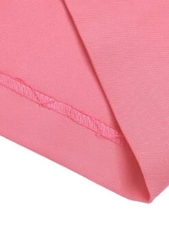 Black & Pink 1960s Buttoned Patchwork Slit Skirt -Retro Pulse Shop SCHL002578 5