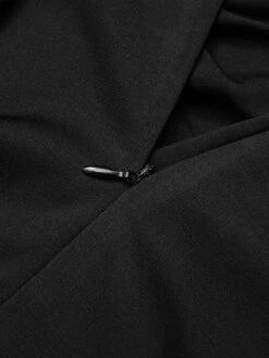 Black&Red 1950s Christmas Snowflake Mesh Dress -Retro Pulse Shop SCHL002727 4 compressed