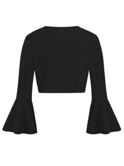 1950s Solid Christmas Trumpet Sleeved Jacket -Retro Pulse Shop SCHL002778 B 3