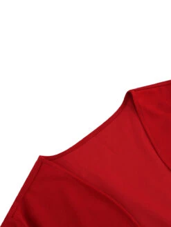 1950s Solid Christmas Trumpet Sleeved Jacket -Retro Pulse Shop SCHL002778 R 4