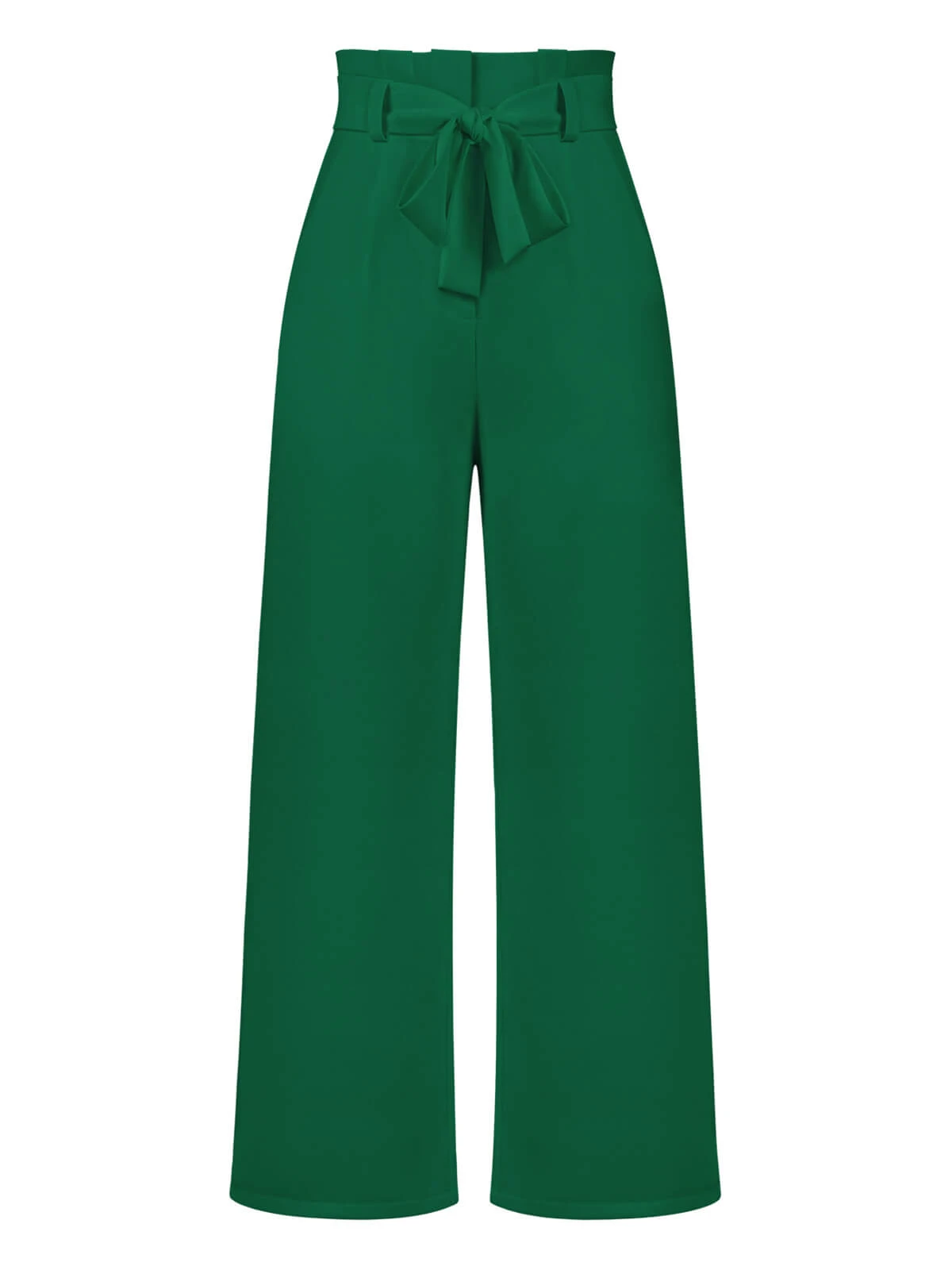 1950s Solid Hight Waist Wideleg Pants 4 1950s Solid Hight Waist Wideleg Pants - Image 2