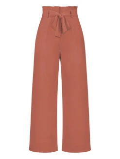 1950s Solid Hight Waist Wideleg Pants 10 1950s Solid Hight Waist Wideleg Pants -Retro Pulse Shop SCHL002894 OR 2