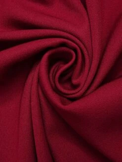 Red 1940s Buttoned Solid Skirt 13 Red 1940s Buttoned Solid Skirt -Retro Pulse Shop SCHL002968 4 compressed