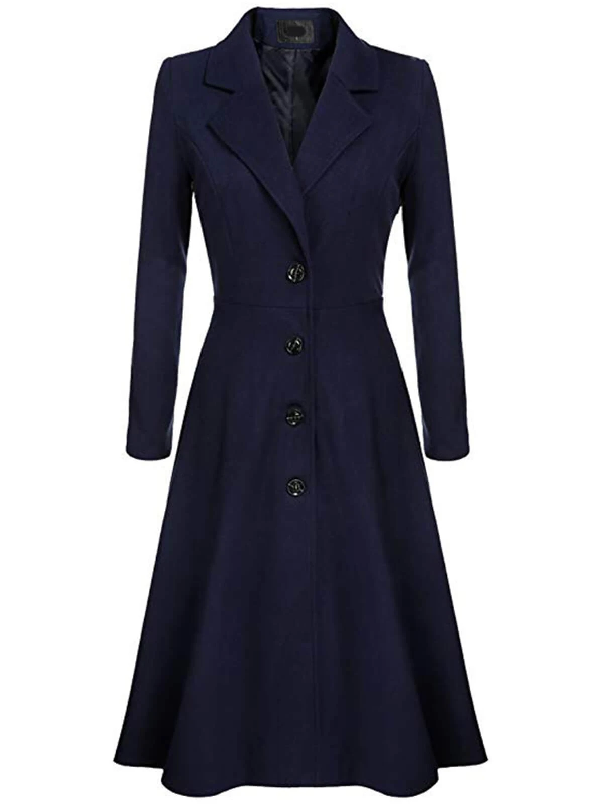 1930s Solid Lapel Long Sleeve Coat 5 1930s Solid Lapel Long Sleeve Coat - Image 3