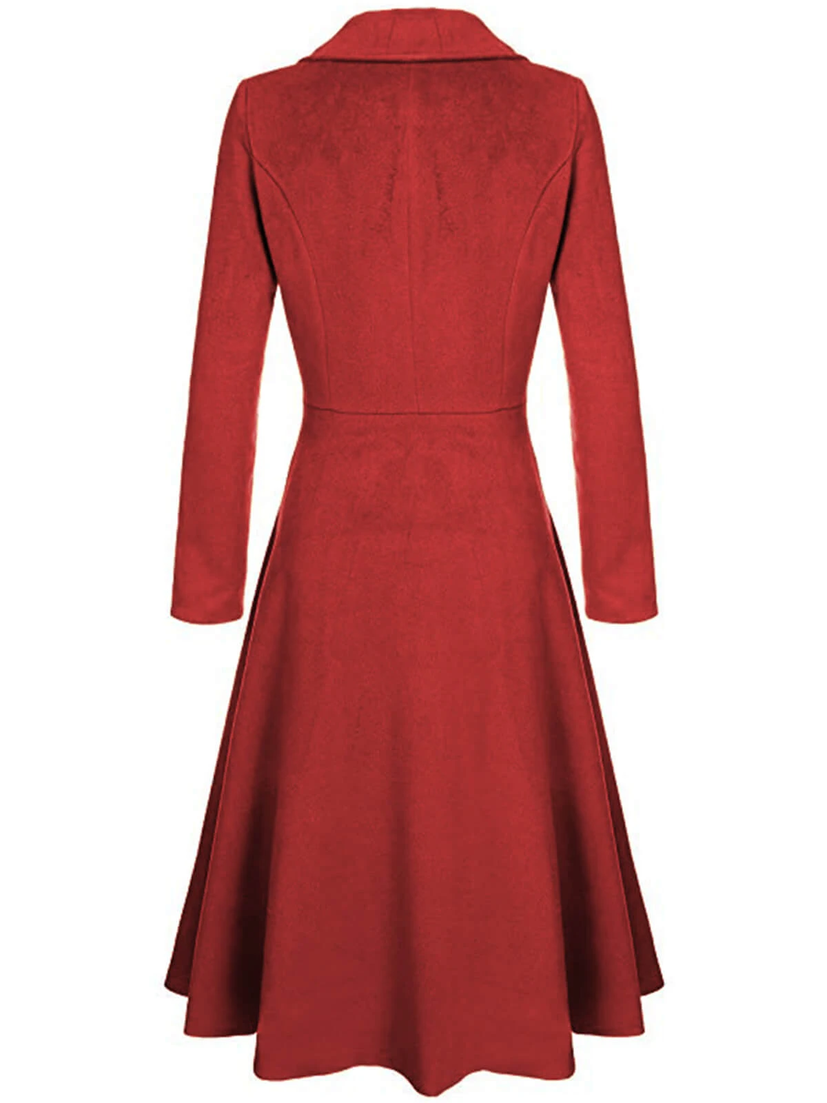 1930s Solid Lapel Long Sleeve Coat 4 1930s Solid Lapel Long Sleeve Coat - Image 2