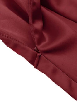 Wine Red 1960s Back Bowknot Pencil Dress 8 Wine Red 1960s Back Bowknot Pencil Dress -Retro Pulse Shop SCHL003167 WR 3