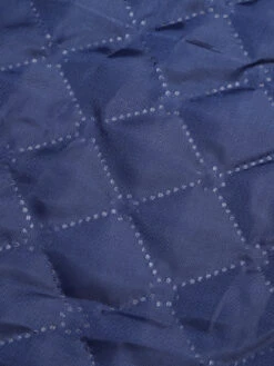 Dark Blue 1950s Buttoned Rolled Sleeve Coat -Retro Pulse Shop SCHL003240 4