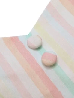 Multicolor 1950s Spaghetti Strap Striped Dress -Retro Pulse Shop SCHL003290 4