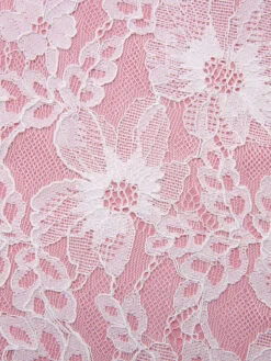 Pale Pink 1950s Solid Lace Patchwork Dress 17 Pale Pink 1950s Solid Lace Patchwork Dress -Retro Pulse Shop SCHL003298 6