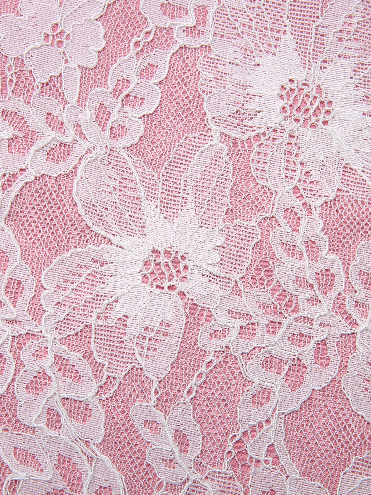 Pale Pink 1950s Solid Lace Patchwork Dress 10 Pale Pink 1950s Solid Lace Patchwork Dress - Image 8