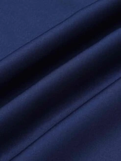 Dark Blue 1950s Solid High-Waist Pleated Skirt -Retro Pulse Shop SCHL003376 6