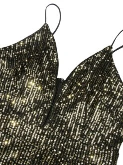 1930s Sequined Shiny Slip Vintage Jumpsuit -Retro Pulse Shop SCHL003382 4