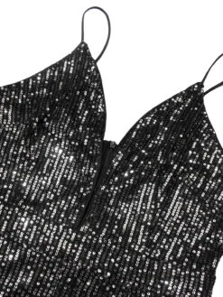 1930s Sequined Shiny Slip Vintage Jumpsuit -Retro Pulse Shop SCHL003382 B 4