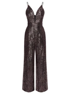 1930s Sequined Shiny Slip Vintage Jumpsuit -Retro Pulse Shop SCHL003382 RR 1